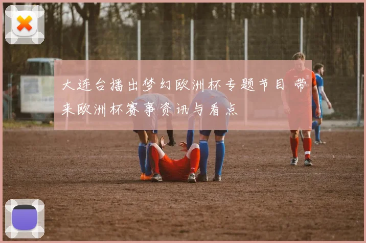 大连台播出梦幻欧洲杯专题节目 带来欧洲杯赛事资讯与看点